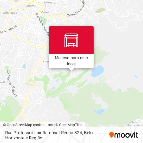 Rua Professor Lair Ramusat Renno 824 mapa