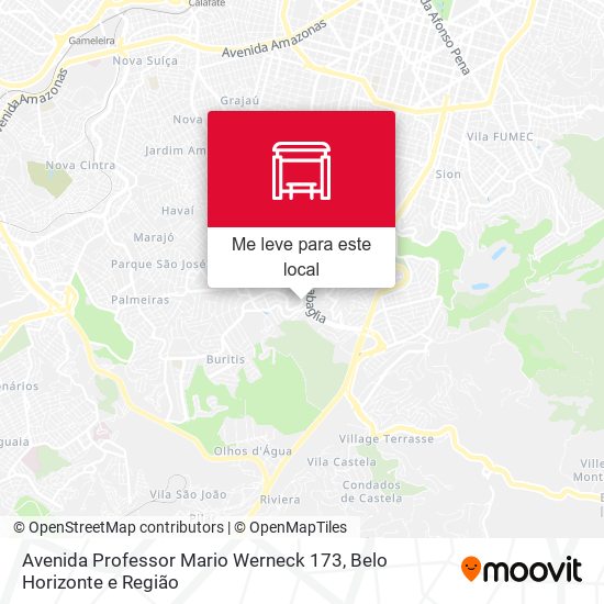 Avenida Professor Mario Werneck 173 mapa