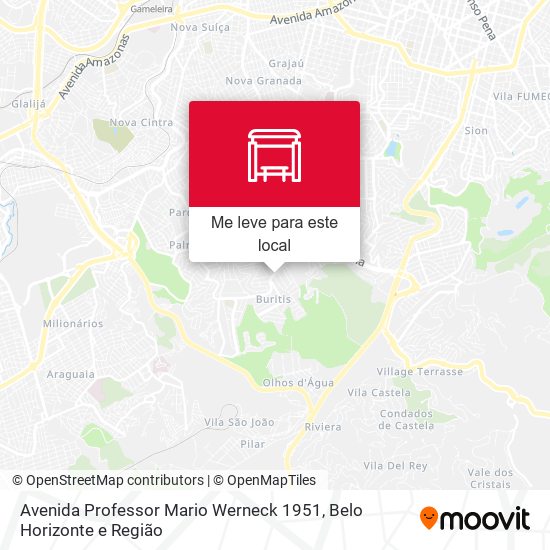 Avenida Professor Mario Werneck 1951 mapa