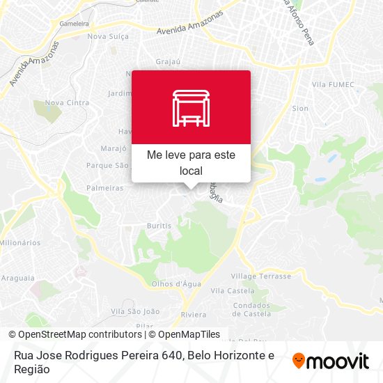 Rua Jose Rodrigues Pereira 640 mapa