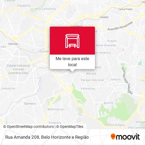 Rua Amanda 208 mapa
