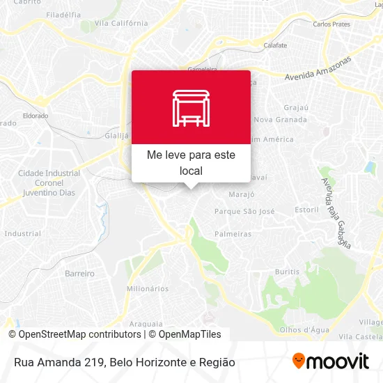 Rua Amanda 219 mapa