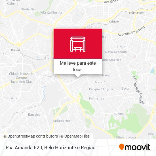 Rua Amanda 620 mapa