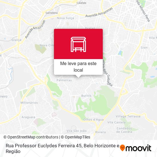 Rua Professor Euclydes Ferreira 45 mapa