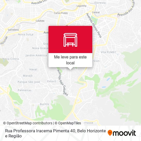 Rua Professora Iracema Pimenta 40 mapa