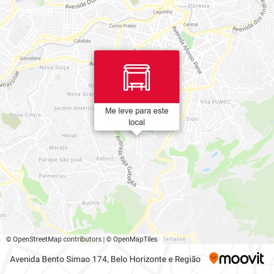 Avenida Bento Simao 174 mapa