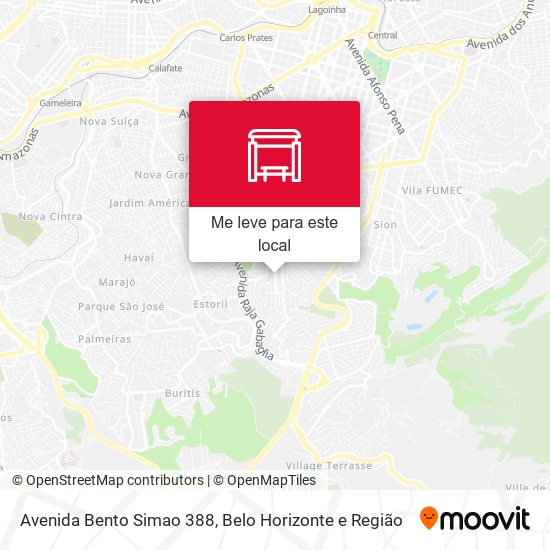 Avenida Bento Simao 388 mapa