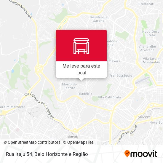 Rua Itaju 54 mapa