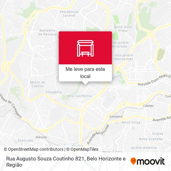 Rua Augusto Souza Coutinho 821 mapa