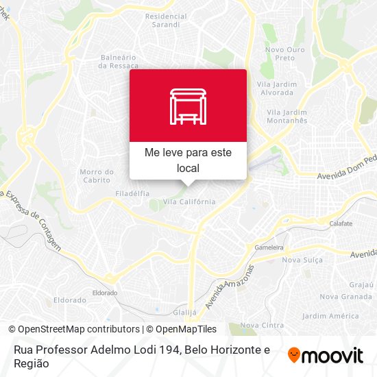 Rua Professor Adelmo Lodi 194 mapa