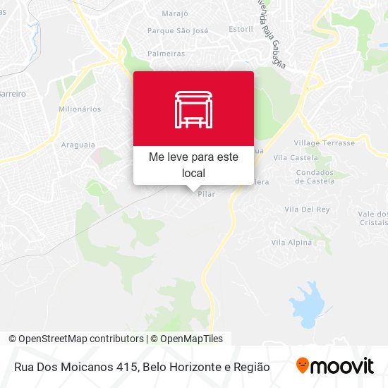 Rua Dos Moicanos 415 mapa