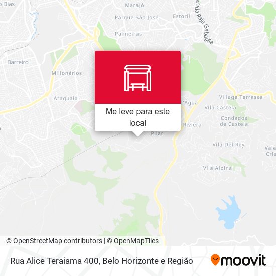 Rua Alice Teraiama 400 mapa