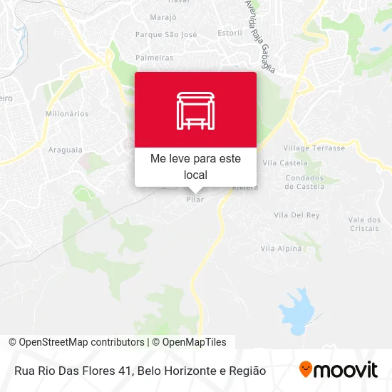 Rua Rio Das Flores 41 mapa