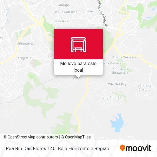 Rua Rio Das Flores 140 mapa