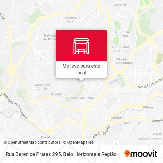Rua Berenice Prates 295 mapa