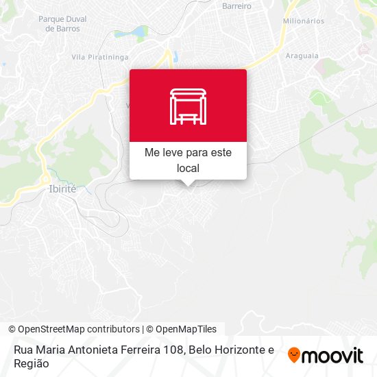 Rua Maria Antonieta Ferreira 108 mapa