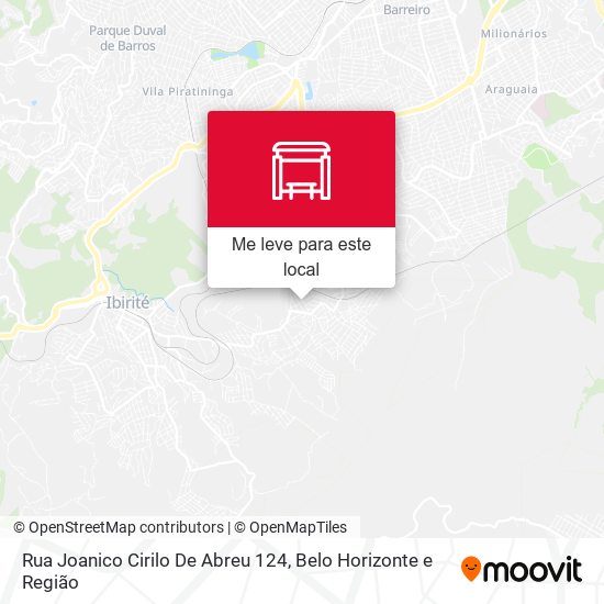 Rua Joanico Cirilo De Abreu 124 mapa