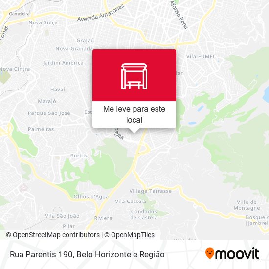 Rua Parentis 190 mapa