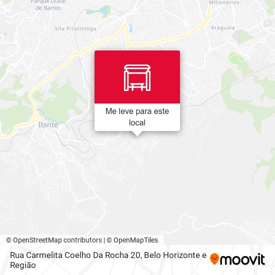 Rua Carmelita Coelho Da Rocha 20 mapa