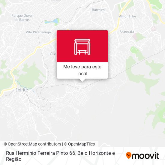 Rua Herminio Ferreira Pinto 66 mapa