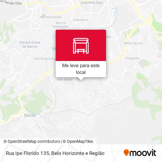 Rua Ipe Florido 135 mapa
