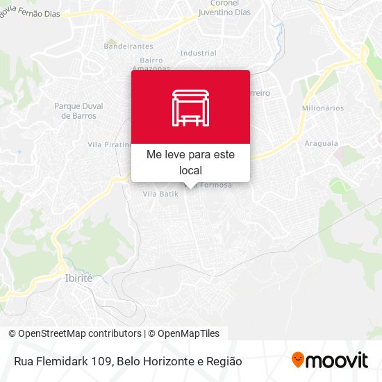 Rua Flemidark 109 mapa
