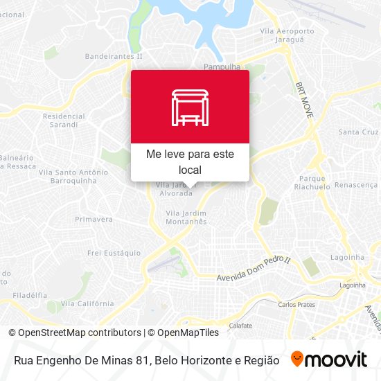 Rua Engenho De Minas 81 mapa