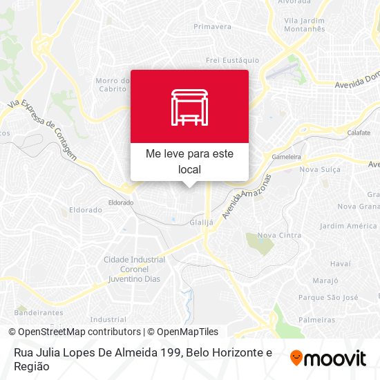 Rua Julia Lopes De Almeida 199 mapa
