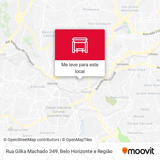 Rua Gilka Machado 349 mapa