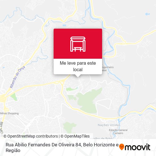 Rua Abilio Fernandes De Oliveira 84 mapa