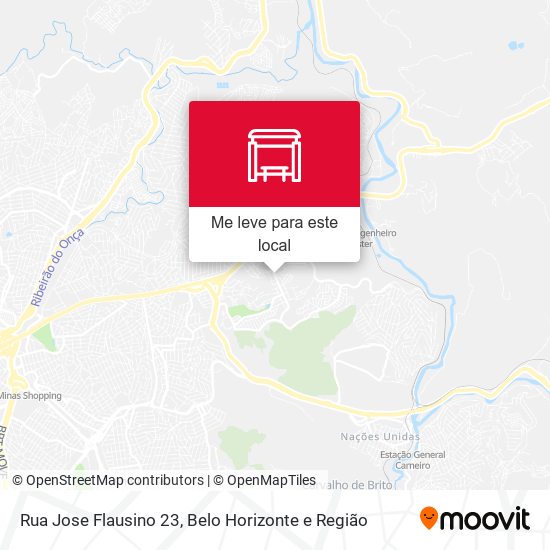 Rua Jose Flausino 23 mapa
