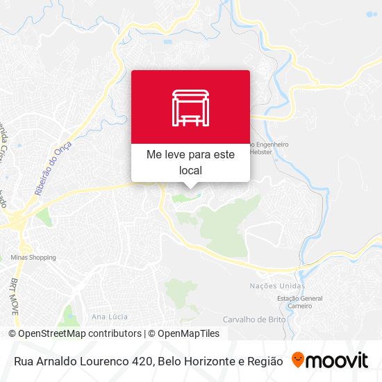 Rua Arnaldo Lourenco 420 mapa