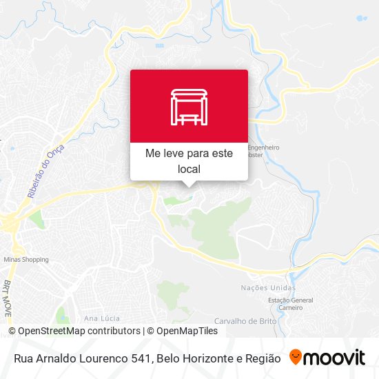 Rua Arnaldo Lourenco 541 mapa