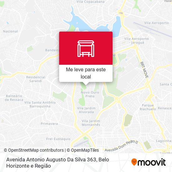 Avenida Antonio Augusto Da Silva 363 mapa