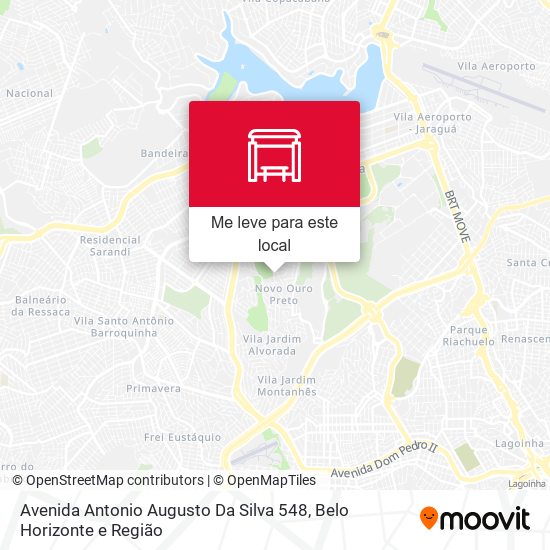 Avenida Antonio Augusto Da Silva 548 mapa