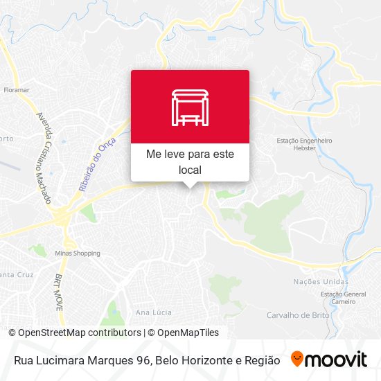 Rua Lucimara Marques 96 mapa