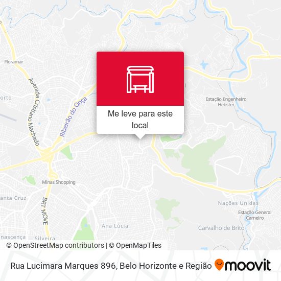 Rua Lucimara Marques 896 mapa