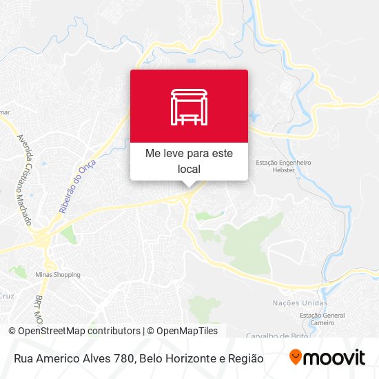 Rua Americo Alves 780 mapa