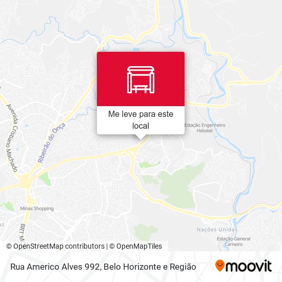 Rua Americo Alves 992 mapa