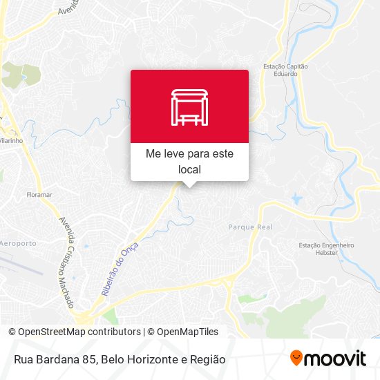 Rua Bardana 85 mapa