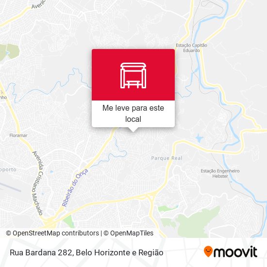 Rua Bardana 282 mapa