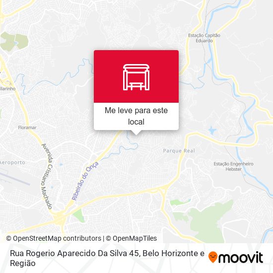 Rua Rogerio Aparecido Da Silva 45 mapa