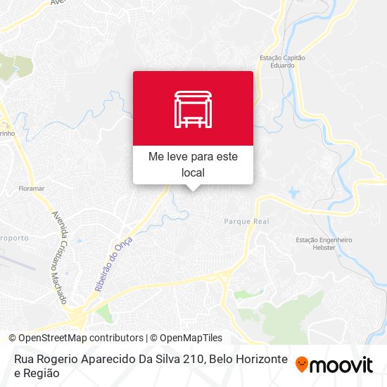 Rua Rogerio Aparecido Da Silva 210 mapa