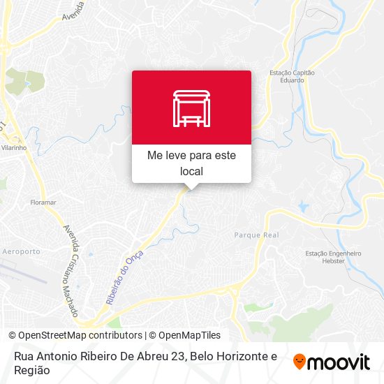 Rua Antonio Ribeiro De Abreu 23 mapa