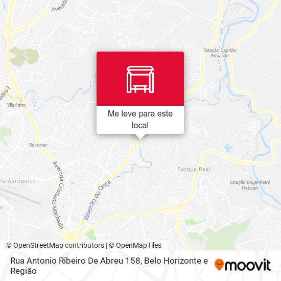 Rua Antonio Ribeiro De Abreu 158 mapa