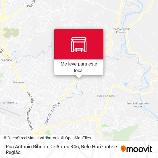 Rua Antonio Ribeiro De Abreu 846 mapa