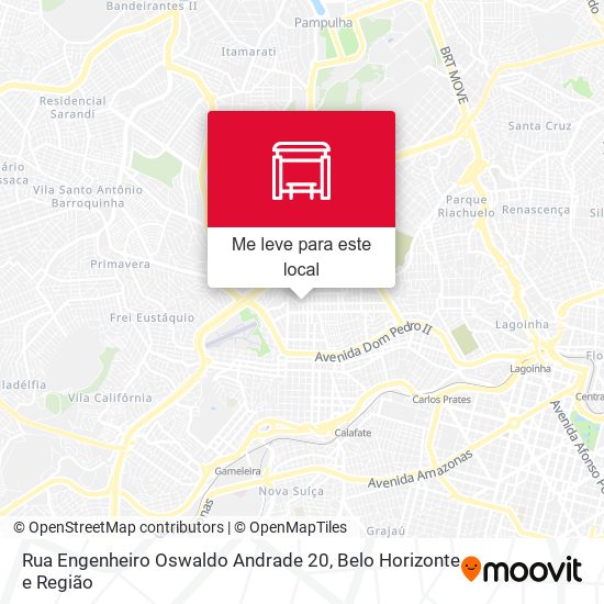 Rua Engenheiro Oswaldo Andrade 20 mapa
