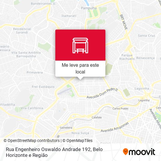 Rua Engenheiro Oswaldo Andrade 192 mapa