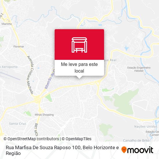 Rua Marfisa De Souza Raposo 100 mapa