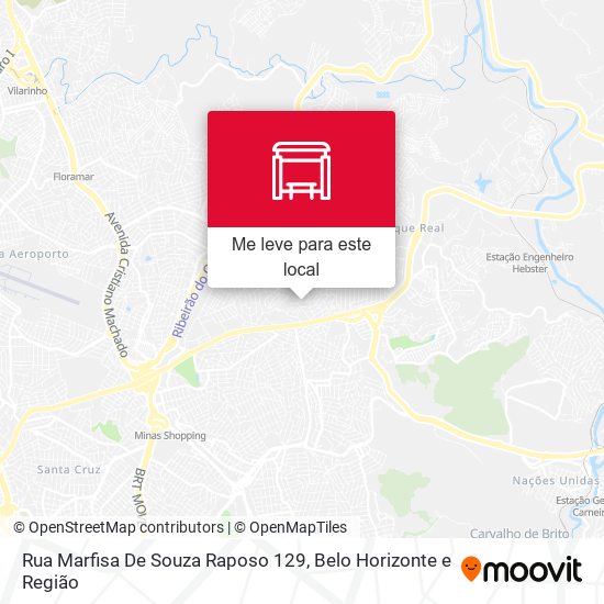 Rua Marfisa De Souza Raposo 129 mapa